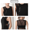 Hollow-Out Mesh Tank Top