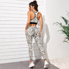 Floral Pattern Sports Bra & Leggings Set