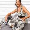 Floral Pattern Sports Bra & Leggings Set